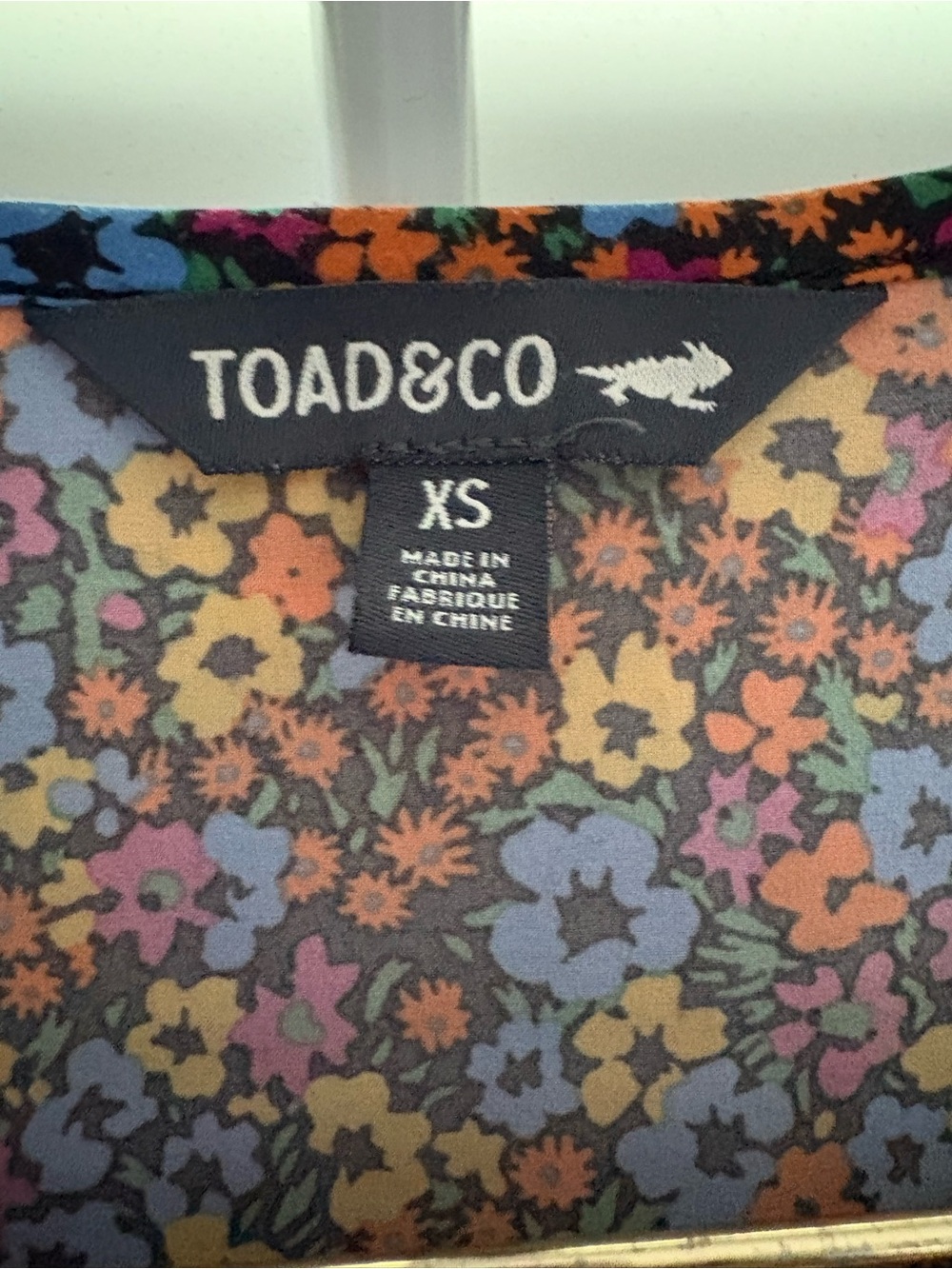 Toad and Co floral sun-kissed maxi dress size XS - Picture 4 of 10